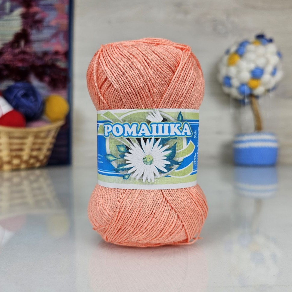 Ромашка (ПНК) - 0802 (персик)