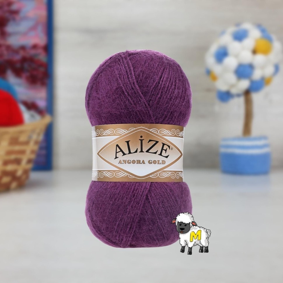 Angora Gold - 111 (фиолетовый)