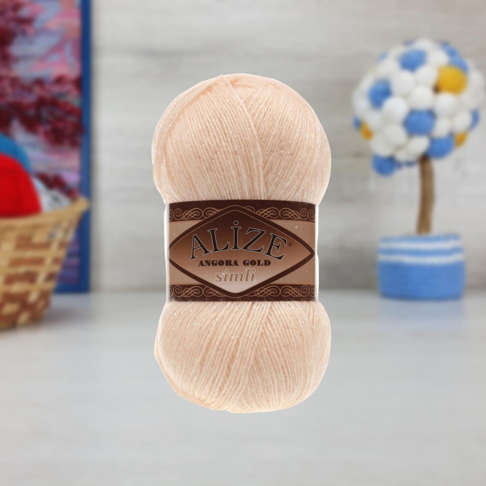 ANGORA GOLD SIMLI - 681 (яр.персик)