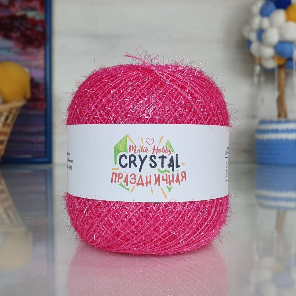Crystal праздничная M&H - 022 (ярко-розовый)