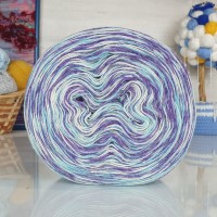 Ангорка меланж Рассказовская - 53_2 (фиолет/бирюз/белый)