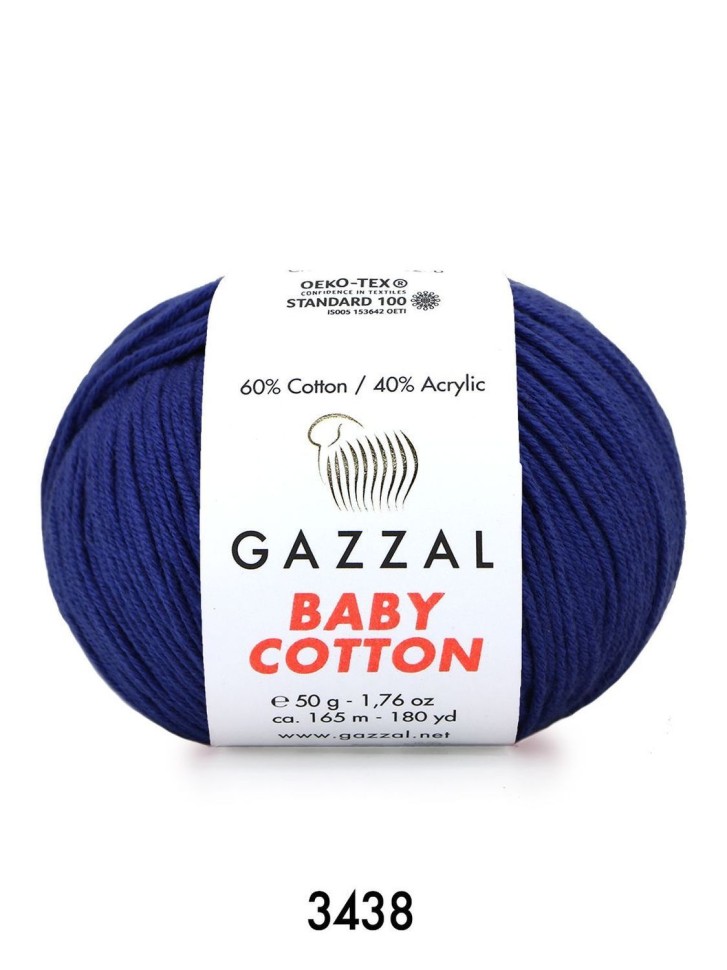 BABY COTTON (Gazzal) - 3438 (т.синий)