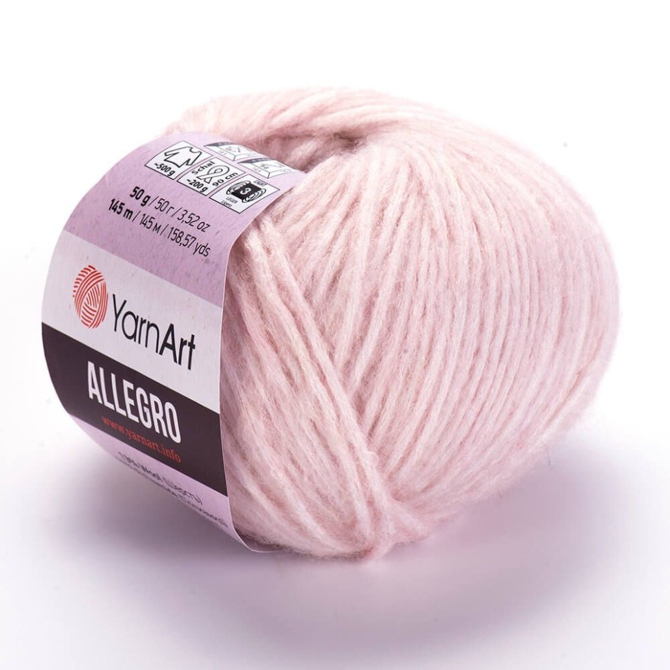 Allegro (YarnArt) - 719 (неж.розовый меланж)