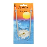 49456 Спицы GLYDON круговые 6,00 мм/ 100 см, пластик PONY