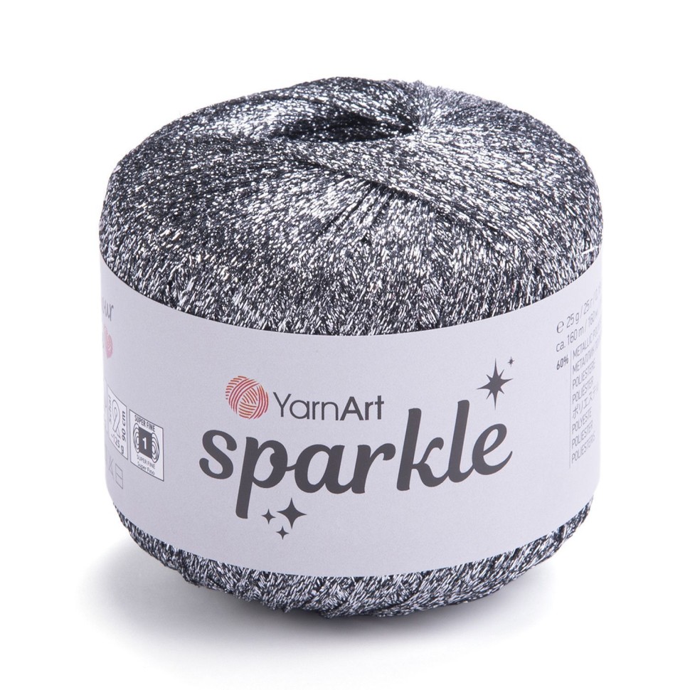 Sparkle YarnArt - 1303 (тем.серебро)
