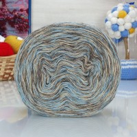 Ангорка меланж Рассказовская - 04 (бел-гол.мел-шоколад)