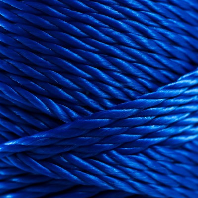 Нить кручёная 3-х прядная полипропиленовая, d=1.1 мм 100 м (синяя) (3 шт.)