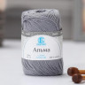 Пряжа "Альма" 100% хлопок 170м/50гр (169 серый) (5 шт.)