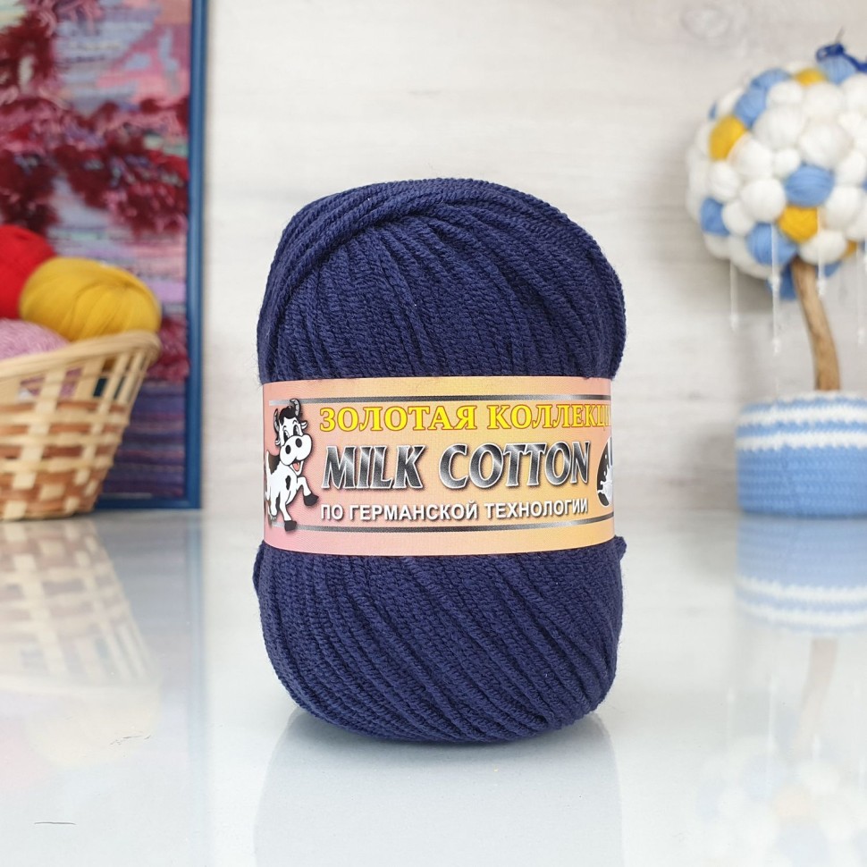 Милк коттон - 055 (тем.синий)