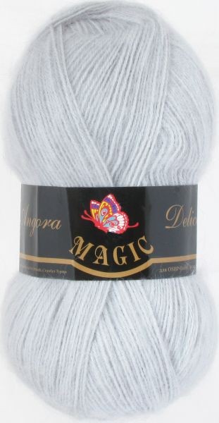 Пряжа Angora Delicate (Magic) 1128  светло-серый