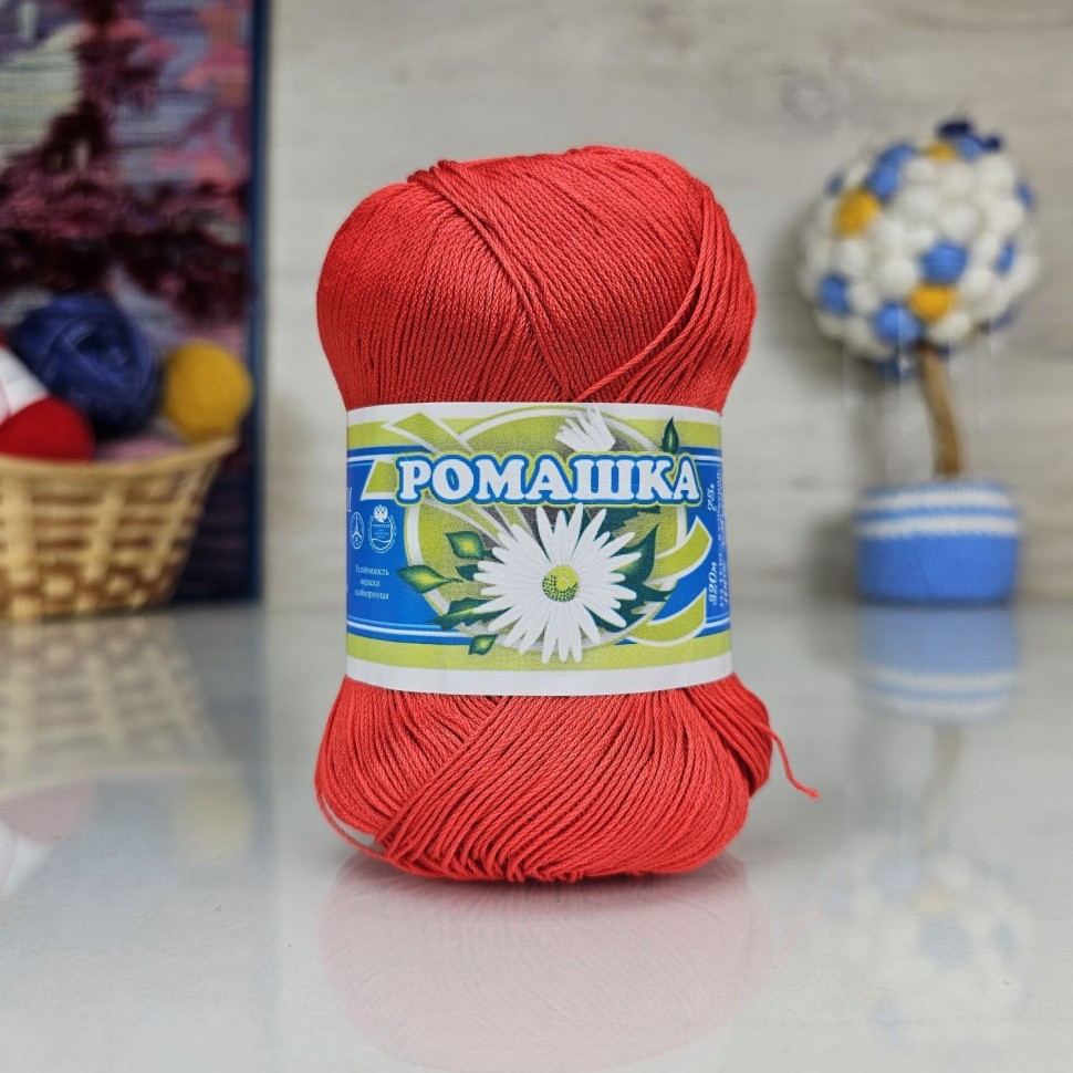 Ромашка (ПНК) - 0810 (алый)