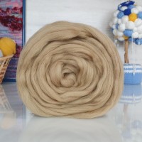 Полутонкая шерсть (для валяния) - 258 (бежевый)