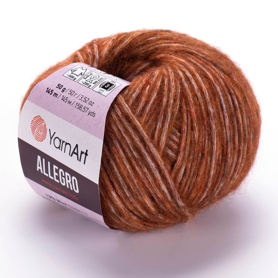 Allegro (YarnArt) - 720 (терракот меланж)