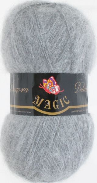 Пряжа Angora Delicate (Magic) 1129  серый меланж
