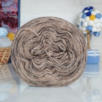 Ангорка меланж Рассказовская - 56 (шололад/т.бежевый)