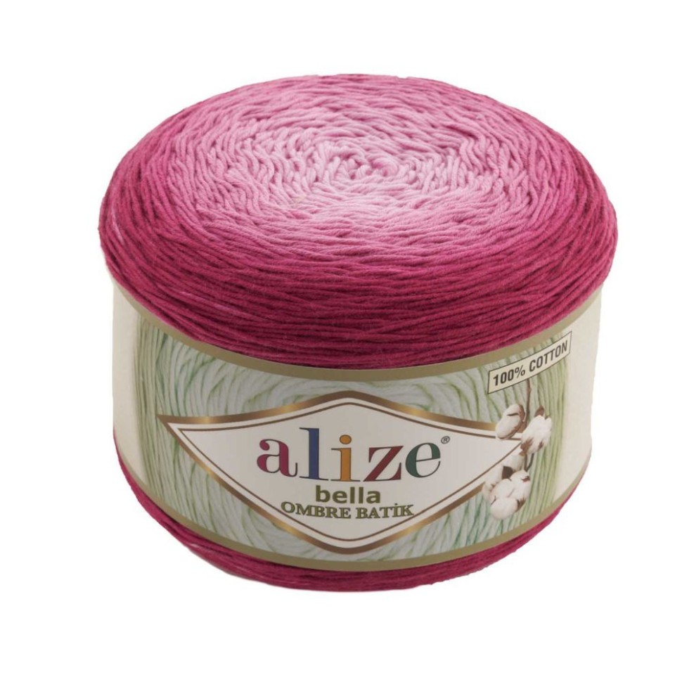 BELLA OMBRE BATIK Alize - 7405 (т фукс)