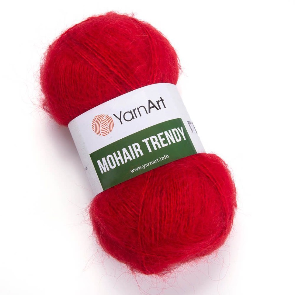 Пряжа Mohair Trendy YarnArt - 105 (красный)