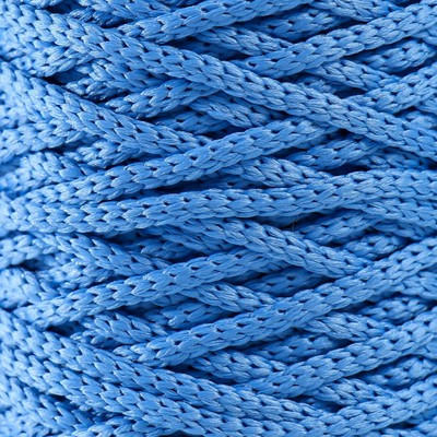 Шнур для вязания 100% полиэфир 3мм 100м/200±20гр (19-голубой)