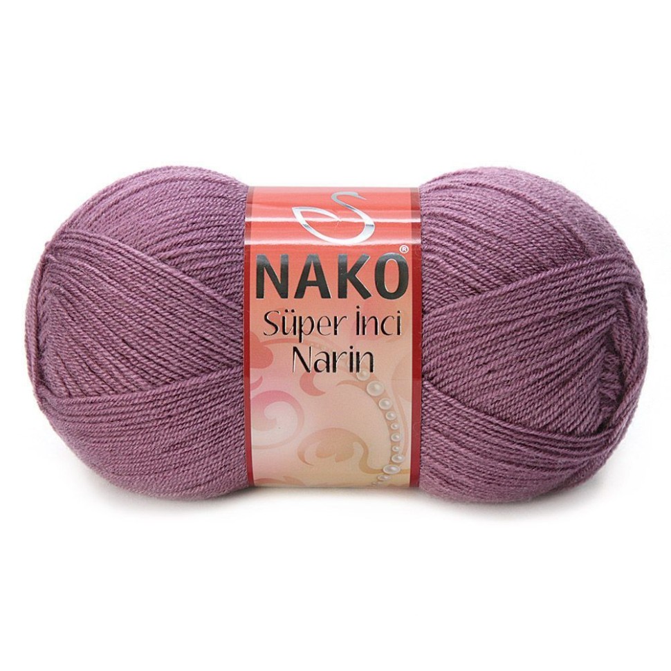 Пряжа Super Inci Narin, Nako - 569 (тем.пыл.роза)