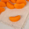 Муляж "Долька мандарина" 4 см (фасовка по 20 шт) (20 шт.)