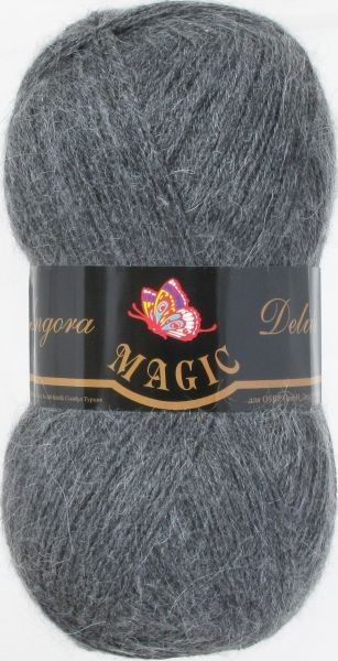 Пряжа Angora Delicate (Magic) 1130  тем.серый меланж