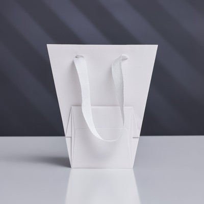 Пакет-переноска для цветов 10 × 10 × 20 х 18 см, белый (12 шт.) Пакет-переноска для цветов 10 × 10 × 20 х 18 см, белый (12 шт.)