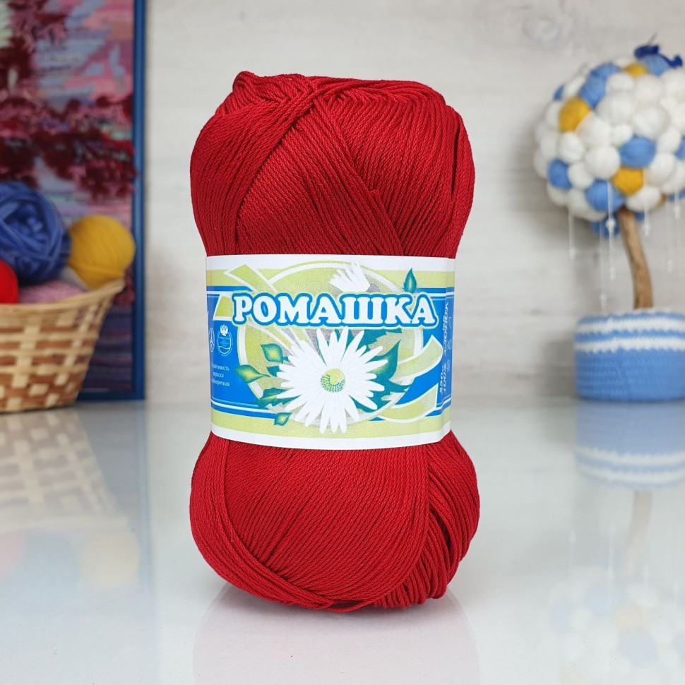 Ромашка (ПНК) - 0906 (т.красный)