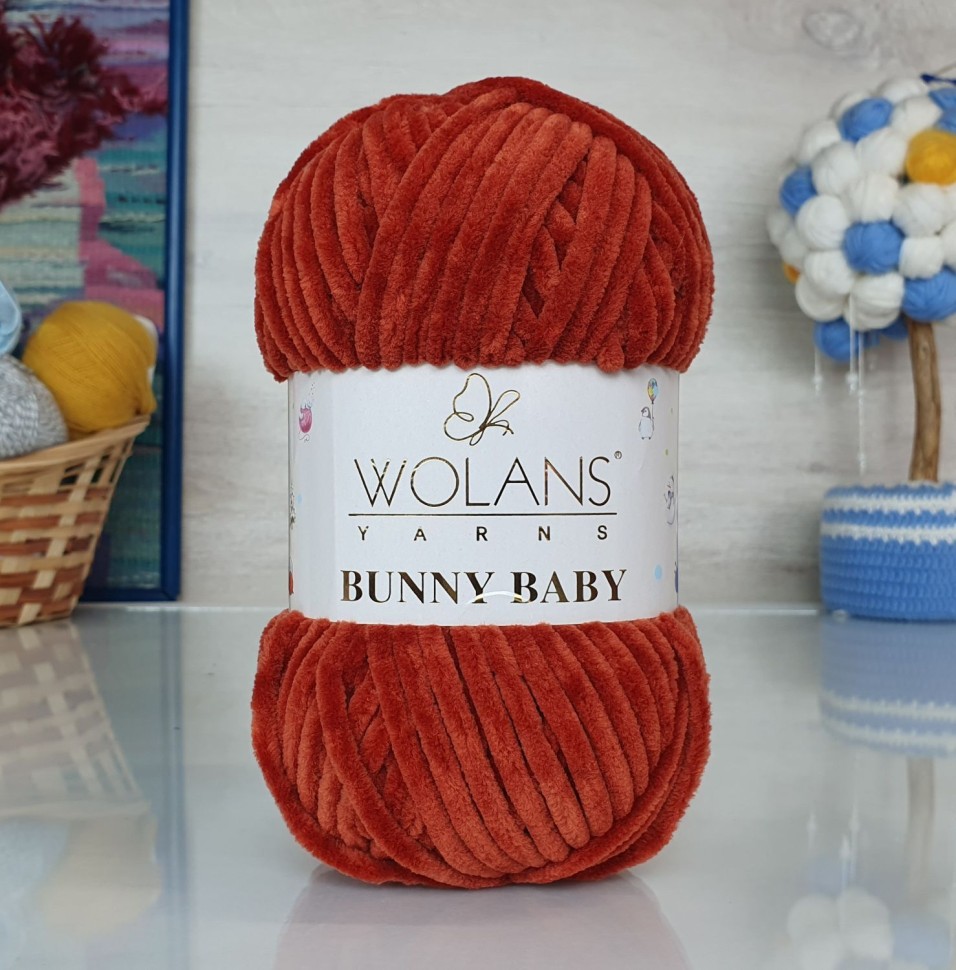 BUNNY BABY WOLANS - 27 (терракот)
