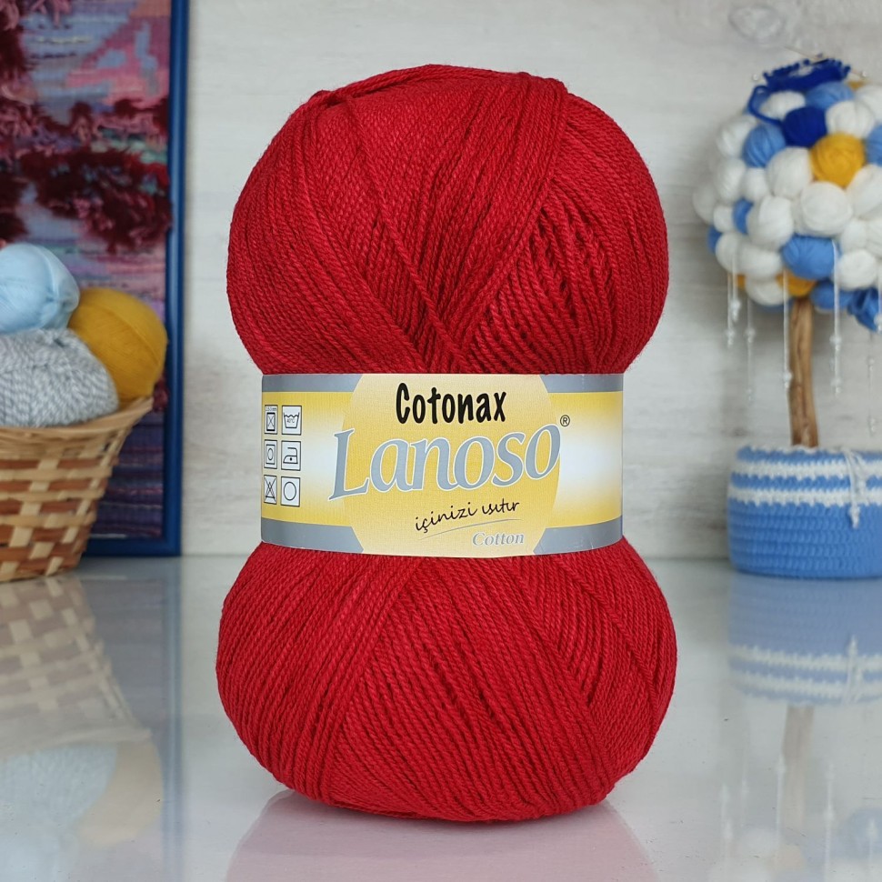 Cotonax Lanoso - 956 (красный)