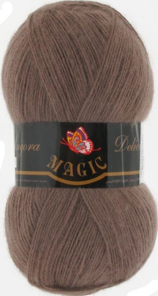 Пряжа Angora Delicate (Magic) 1131  холодный коричневый