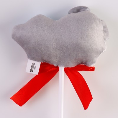 Мягкая игрушка в букет "С рождением сыночка" мишка на палочке Мягкая игрушка в букет "С рождением сыночка" мишка на палочке