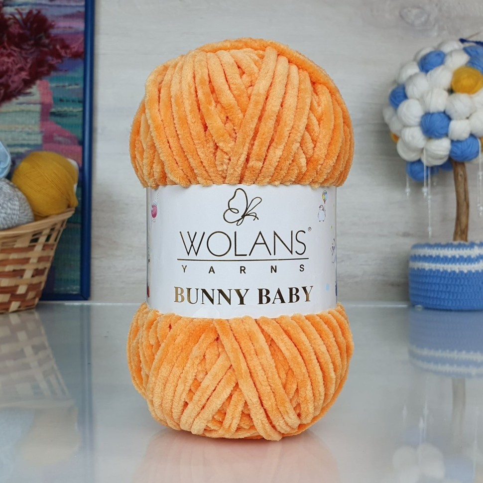 BUNNY BABY WOLANS - 43 (манго)