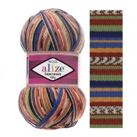 SUPERWASH 100 - 2701 (алый/оранж/гол/син/зел)