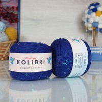 Kolibri с пайетками - 070-2 (синий с пайетками стрекоза)