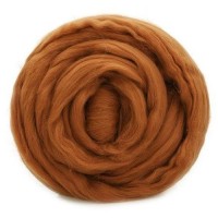 Полутонкая шерсть (для валяния) - 30 (св.терракот)