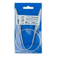 круговые MKS металл d 6.0 мм  40 см на металл.леске GAMMA