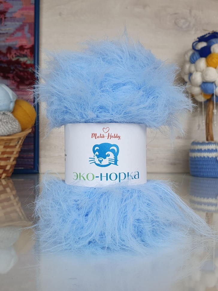 Эко-Норка M&H - 028 (голубой)