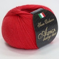 Альпака бэйби люкс (Сеам) - 16 (красный)