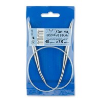 круговые MKS металл d 7.0 мм  40 см на металл.леске GAMMA