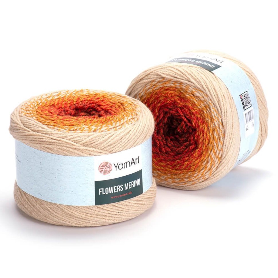 Flowers Merino (YarnArt) - 542 (св беж)