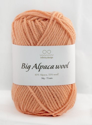 Пряжа BIG Alpaca Wool (INFINITY) 3514  персик