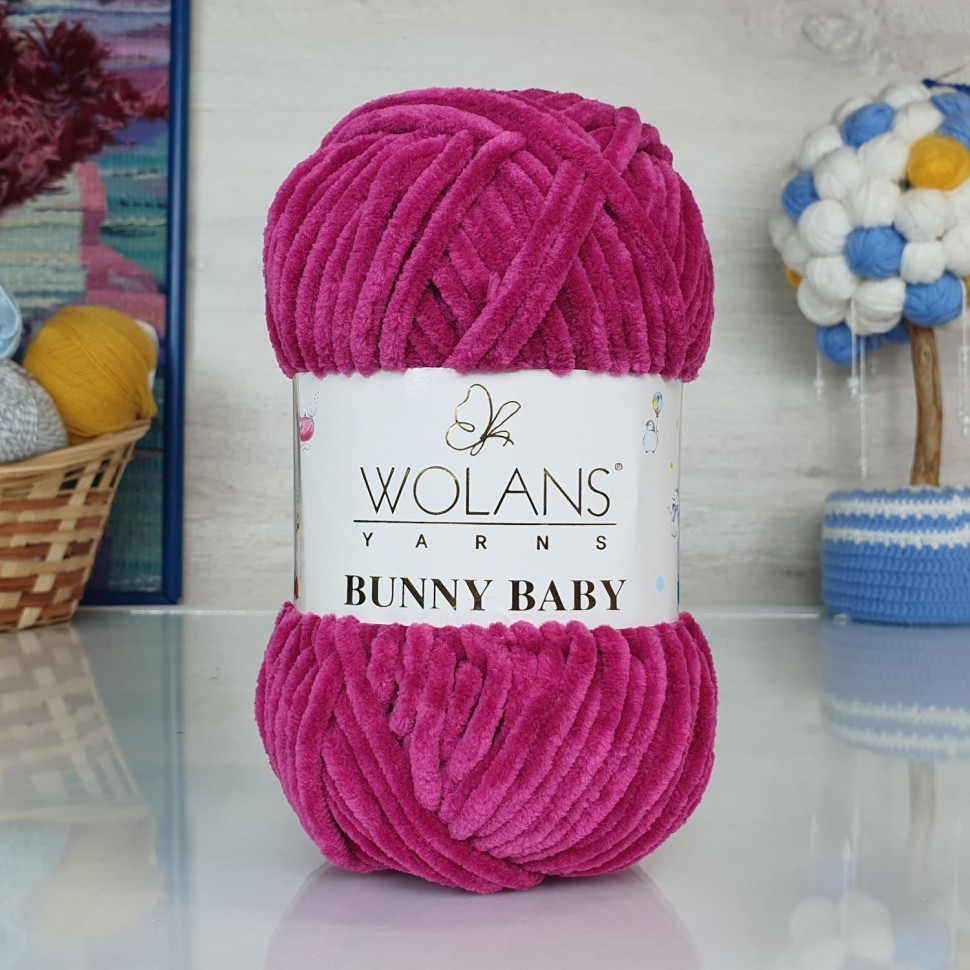 BUNNY BABY WOLANS - 52 (ягодный)