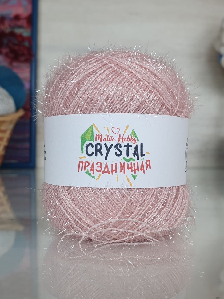 Crystal праздничная M&H - 037 (пудровый)