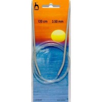 50407 Спицы круговые 3,50 мм/ 120 см, алюминий PONY