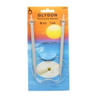 48958 Спицы GLYDON круговые 7,00 мм/ 80 см, пластик PONY