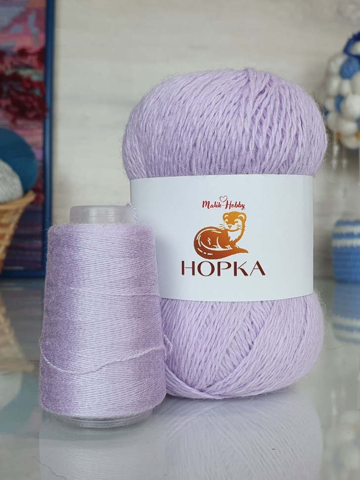 Норка M&H - 024 (светло-сиреневый)
