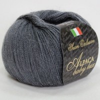 Альпака бэйби люкс (Сеам) - 23 (т.серый)