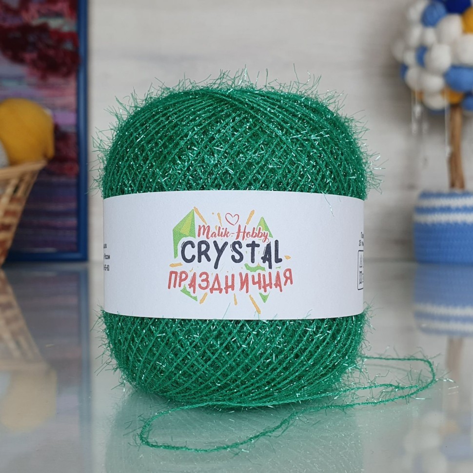 Crystal праздничная M&H - 044 (светло-изумрудный)