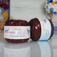 Колибри макси королевские пайетки - 089 (красная глина с терр. пайет)