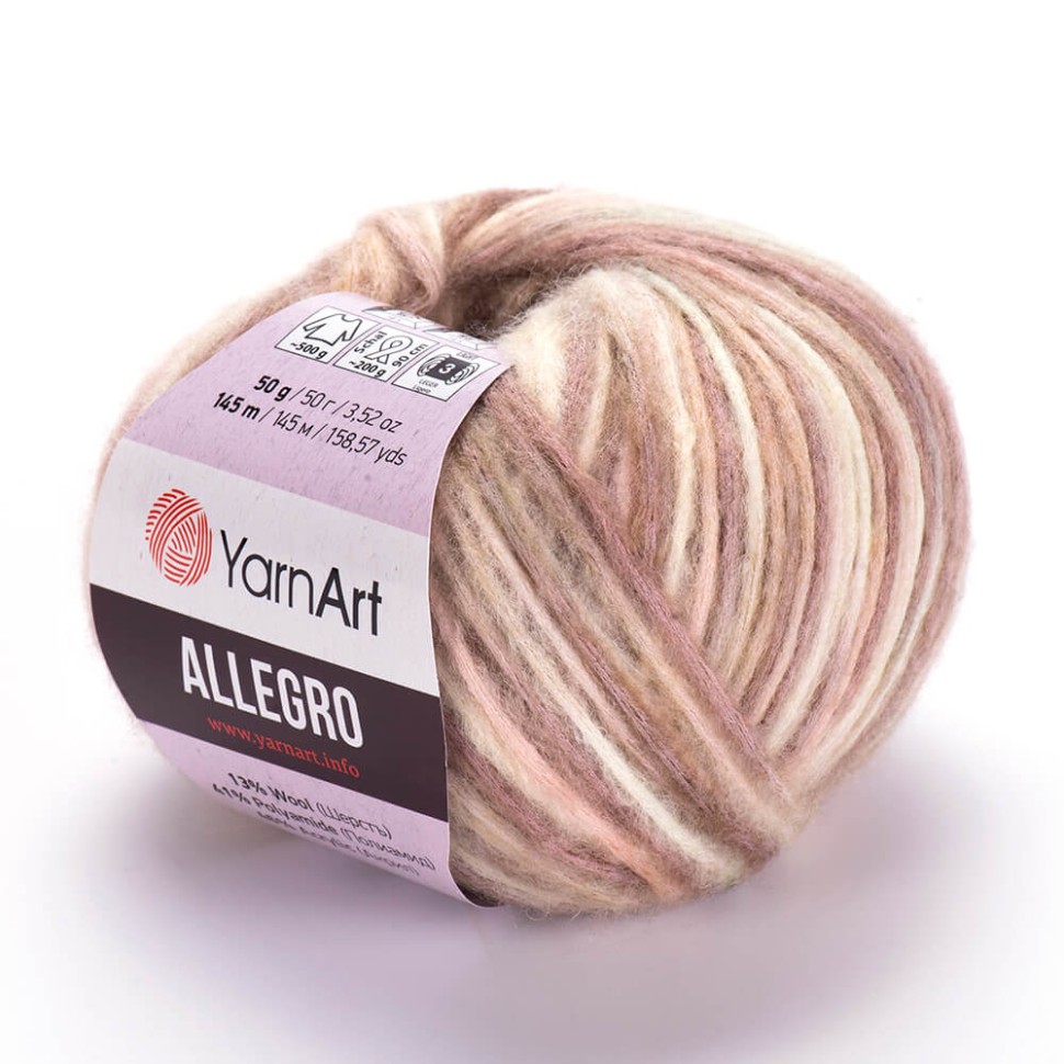 Allegro (YarnArt) - 750 (бежевый меланж)